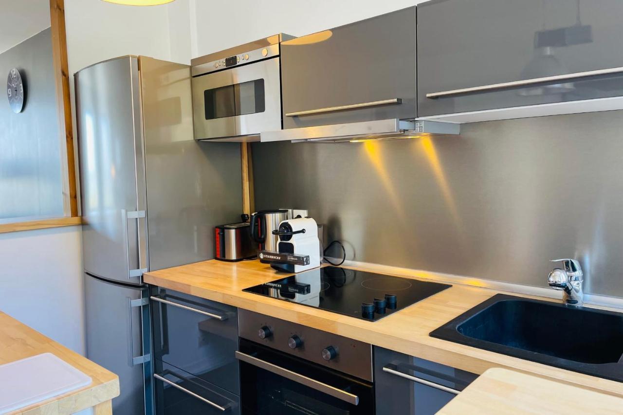 Appartement Vue Panoramique sur la Baie de Seine Parking à Honfleur Extérieur photo